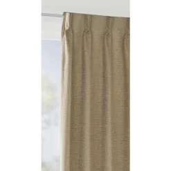 Gordijnstof Fiora - lichtbruin