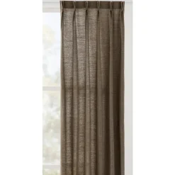 Gordijnstof Ivy lichtdoorlatend - bruin