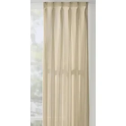 Gordijnstof Jolanda transparant - zand