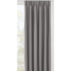 Gordijnstof Leonard verduisterend - grijs