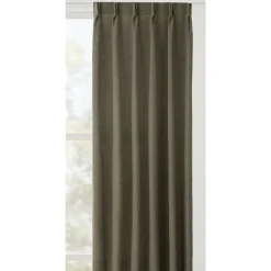 Gordijnstof Lizzy lichtdoorlatend - donkergrijs