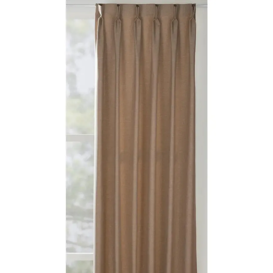 Gordijnstof Luna - terracotta