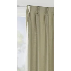 Gordijnstof Luna - vergrijsd groen