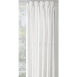 Gordijnstof Lunora lichtdoorlatend - wit