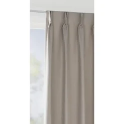 Gordijnstof Lunora lichtdoorlatend - greige