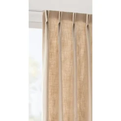 Gordijnstof Quinn lichtdoorlatend - naturel