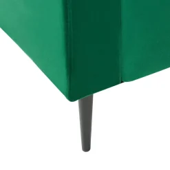 GUERET - Chaise longue - Groen - Symmetrisch - Fluweel