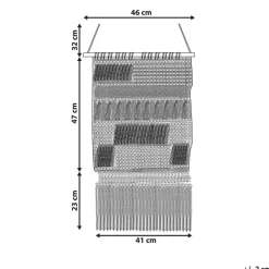 GUJRAT - Wanddecoratie - Beige - Katoen