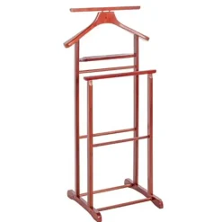 Haku Kledingrek met broekenhanger - Kersenhouten design