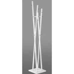 Haku Staande kapstok - 35 x 35 x 192 cm - Wit