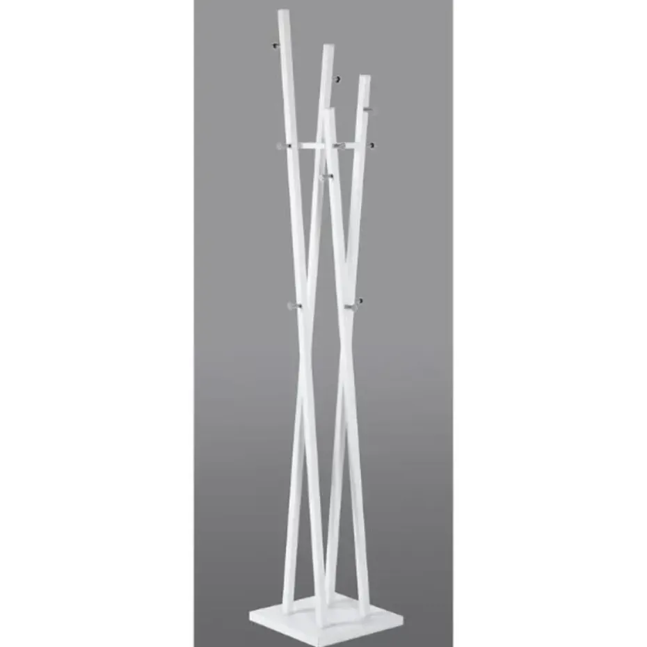 Haku Staande kapstok - 35 x 35 x 192 cm - Wit