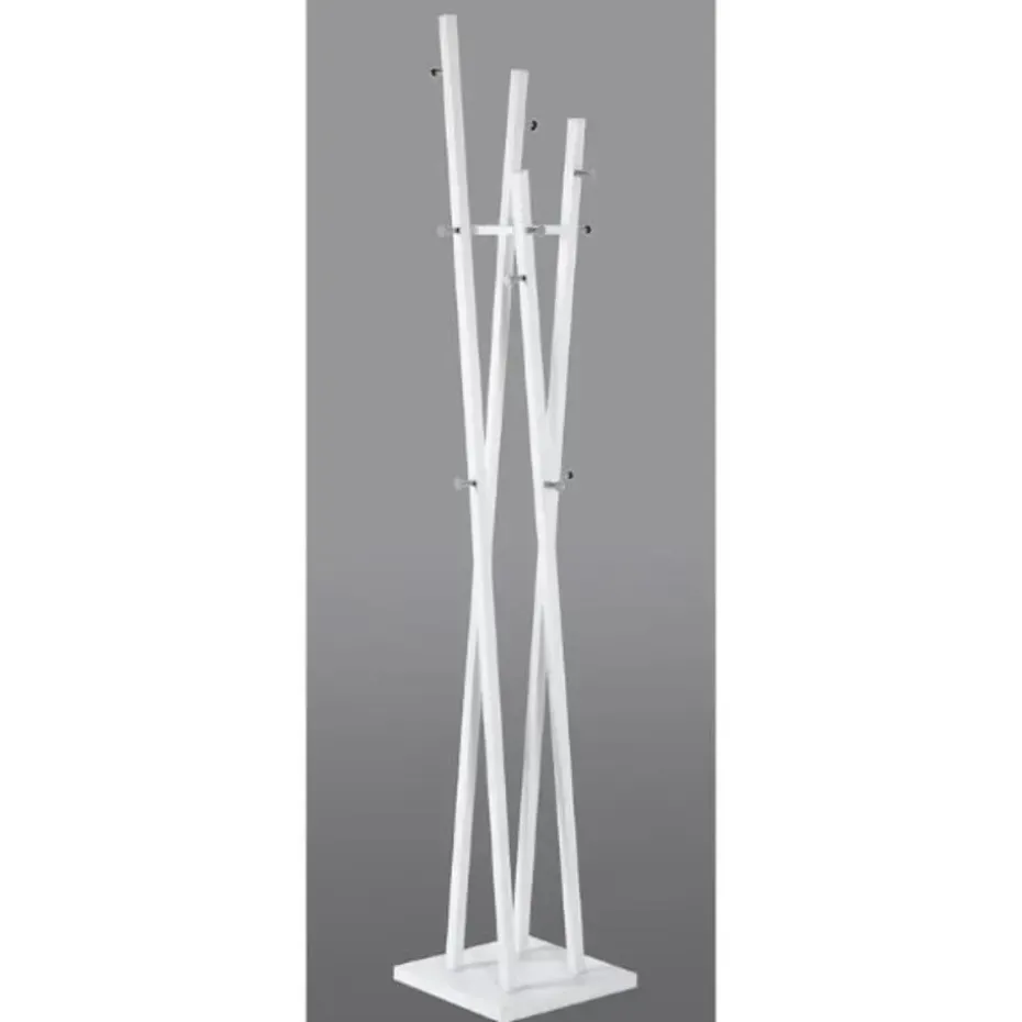 Haku Staande kapstok - 35 x 35 x 192 cm - Wit