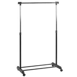 Haku Trolleykapstok - Verchroomd staal - 15 kg draagvermogen - In hoogte