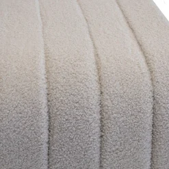 Halbankje Taupe Bouclé - 99x38x46cm - Sera