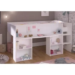 Halfhoogslaper Bobby - wit - 90x200 cm