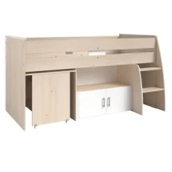 Halfhoogslaper Charly - acaciakleur - 110x113,8x206,3 cm