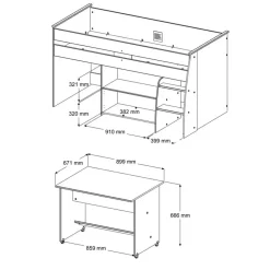 Halfhoogslaper Charly - acaciakleur - 110x113,8x206,3 cm