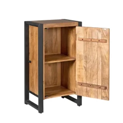 Halkast Naturel Hout - 55x40x100cm - Boaz