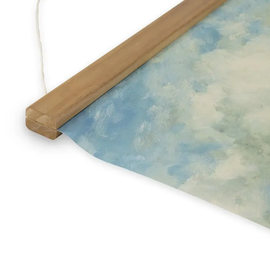 Hangende Poster Linnen Hollands Landschap 60x80cm