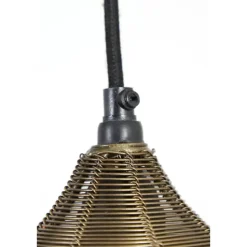 Hanglamp Alvaro - Antiek Brons - 120x25x29,5cm - 10L