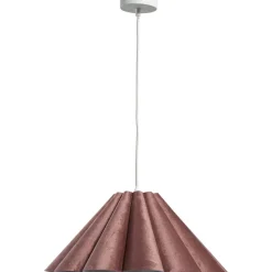 Hanglamp Ays roze E27 - 120xØ45 cm