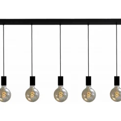 Hanglamp Bulby 5-lichts Zwart