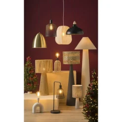 Hanglamp Canyon - antraciet - Ø35,5 x 80 cm