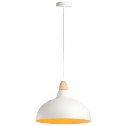 Hanglamp Canyon - wit - Ø35,5x80 cm