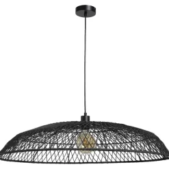 Hanglamp Estee - zwart - 120xØ80 cm