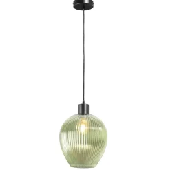Hanglamp Jolien - groen - Ø22x120 cm
