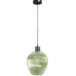 Hanglamp Jolien - groen - Ø22x120 cm
