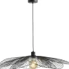 Hanglamp Marlie - zwart - 120xØ80 cm