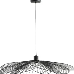 Hanglamp Marlie - zwart - 120xØ80 cm