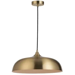 Hanglamp Quinn E27 - goudkleur - 120xØ40 cm