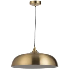 Hanglamp Quinn E27 - goudkleur - 120xØ40 cm