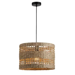 Hanglamp Rita E27 - naturelkleur - 120xØ36 cm