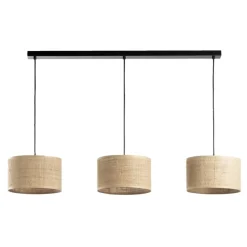 Hanglamp Romana - 3-lichts - naturel - 120x115 cm