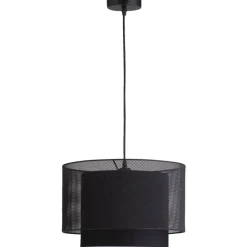 Hanglamp Zaragoza E27 - mat zwart - 120xØ35 cm