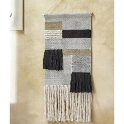 HANGU - Wanddecoratie - Beige - Katoen