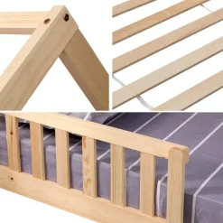 Happy Garden Bed MARCEAU - Bruin - Hout