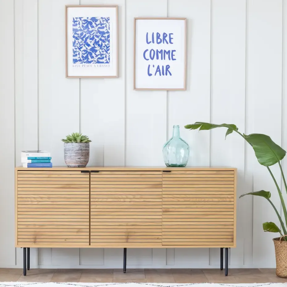 Happy Garden Buffet STINNA - Bruin - Spaanplaat