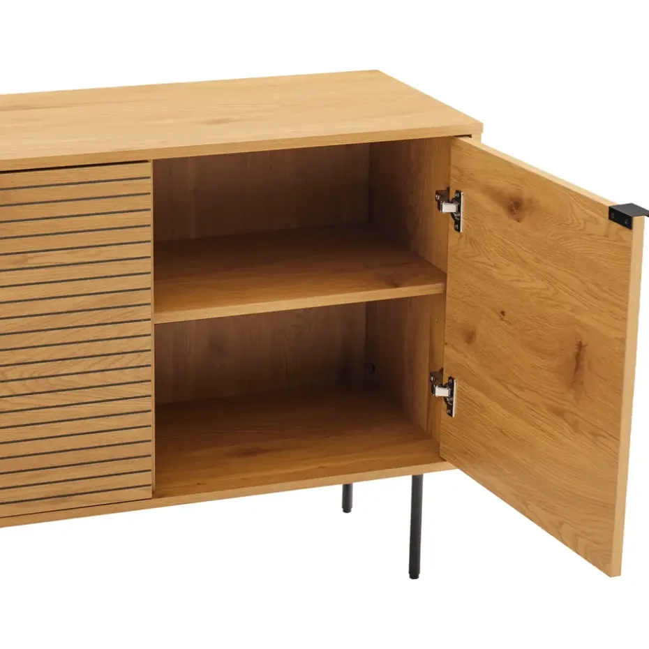 Happy Garden Buffet STINNA - Bruin - Spaanplaat