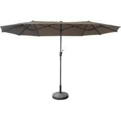 Happy Garden Parasol LINAI - Bruin - Stof