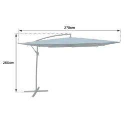 Happy Garden Parasol MOLOKAI - Beige - Aluminium