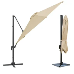 Happy Garden Parasol MOLOKAI - Beige - Aluminium