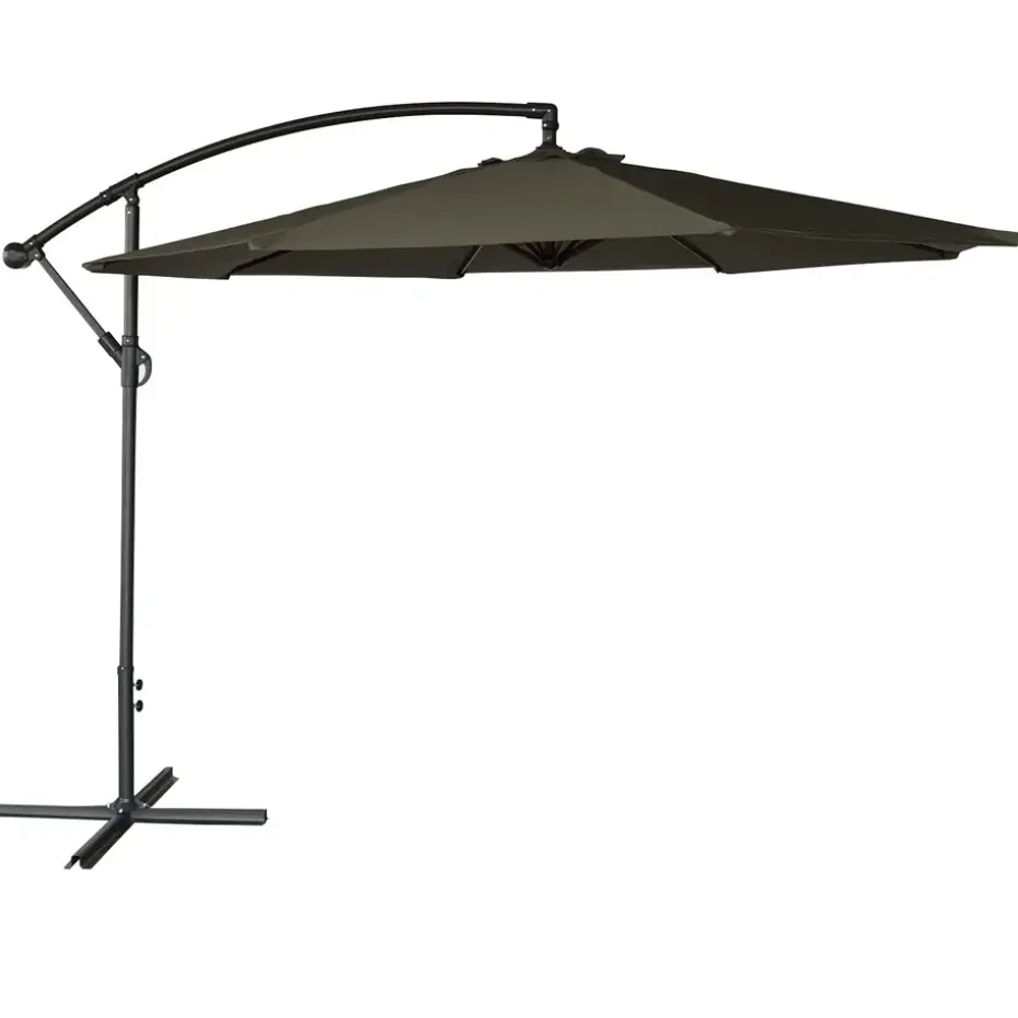 Happy Garden Parasol OAHU - Grijs - Staal