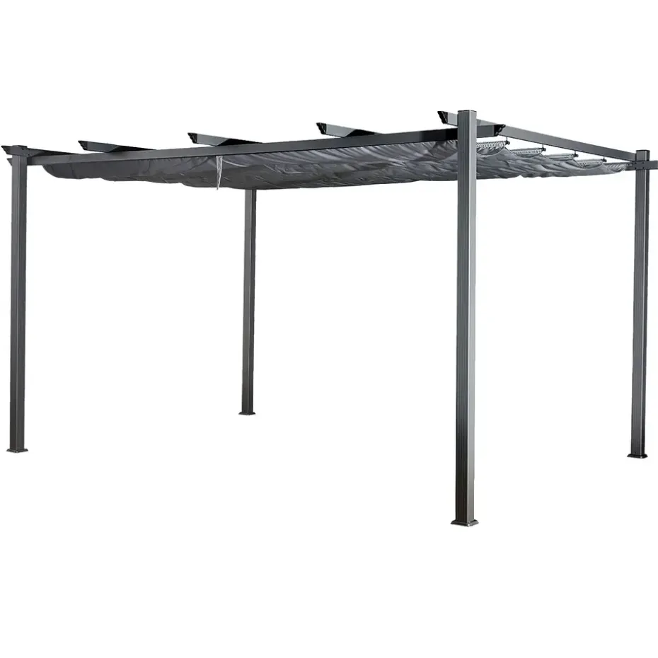 Happy Garden Pergola CASSIS - Grijs - Aluminium
