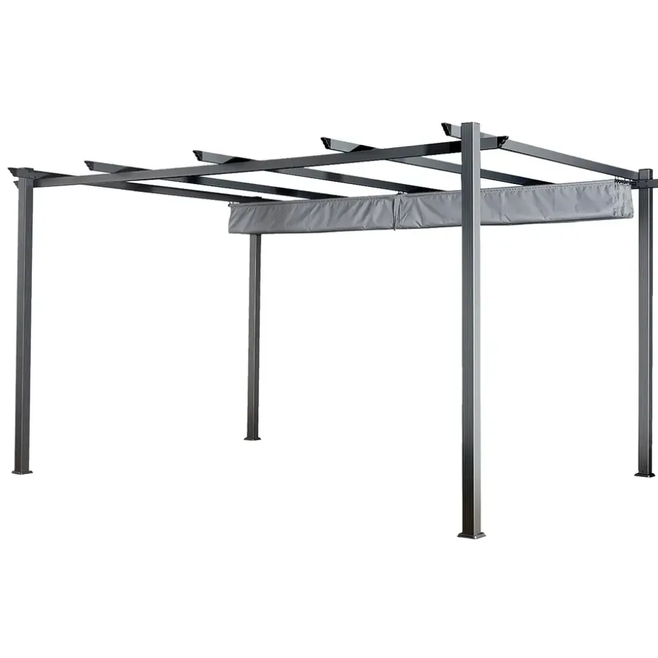 Happy Garden Pergola CASSIS - Grijs - Aluminium