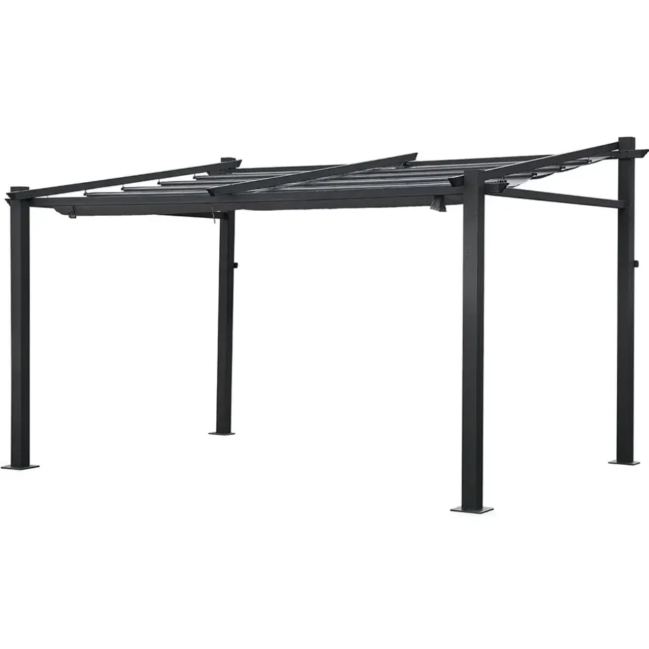 Happy Garden Pergola FRÉJUS - Grijs - Aluminium