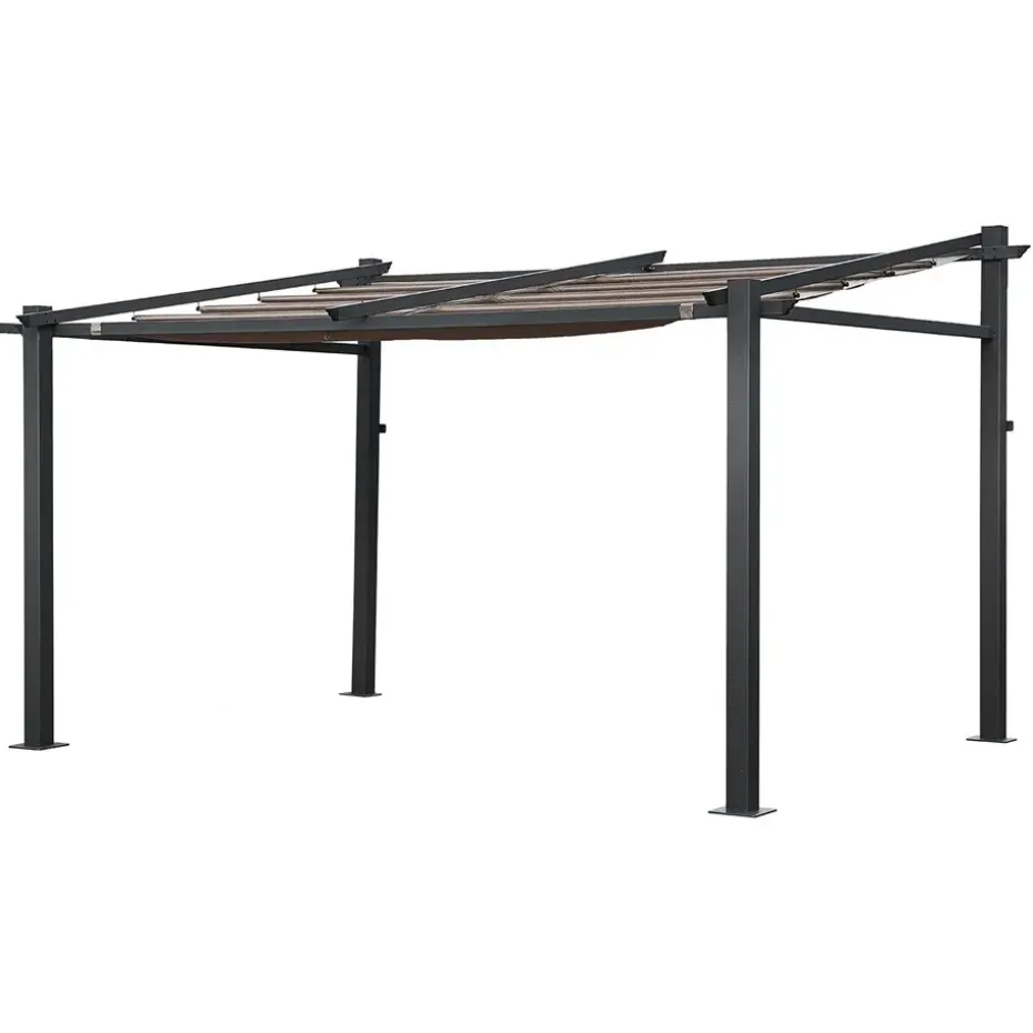 Happy Garden Pergola FRÉJUS - Bruin - Aluminium